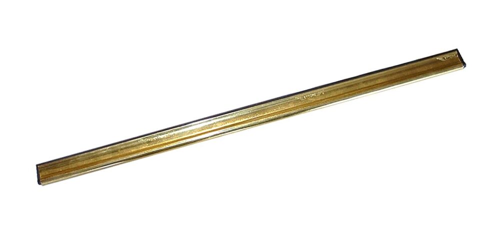 Ettore Master Brass 25 см месингова лайсна с гума – SKU 1127