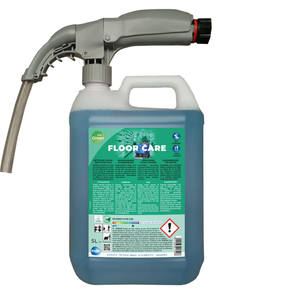PolGreen Floor Care 5 L – сапунен препарат за подове