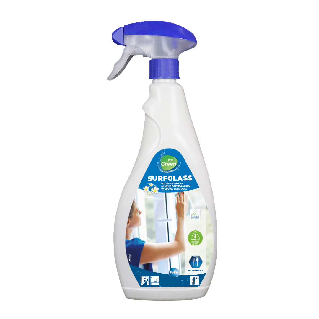 POLGREEN SURFGLASS 750ML PolGreen Surfglass 750 ml препарат за стъкла и огледала